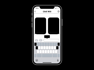 Chill Will death funny grim reaper illustration iphone iphone x phone scary skeleton skull spooky tech