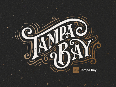 AIGA Tampa Bay aiga apparel charcoal design florida gold grit handlettering identity illustration lettering logo logo design logotype rough shirt type typography