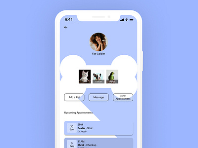Profile Page app app design app designer design designs developer illustrator minimal mobile app mobile design mobile ui profile design ui ui design ux web design