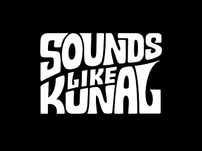 Sounds Like Kunal 80s style creative custom custom lettering custom type customtype dj dj logo hand drawn handlettering lettering lettering art lettering logo logotype music logo portfolio typography typography logo vector vintage logo