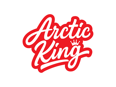 Arctic King apparel logo brand identity calligraphy clothing custom custom lettering goodtype king lettering lettering artist logo branding logos logotype tshirt typematters typography