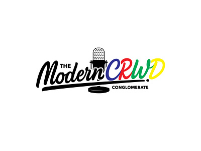 The Modern CRWD - Clean and custom logo for a Youtuber