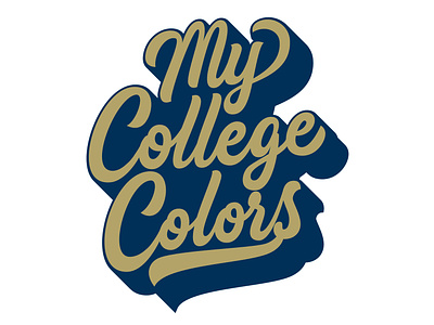 My College Colors 3d branding clothinglogo college collegeclothing collegetshirt creative customtype customtypography design graphic design hand drawn illustration lettering letteringartist logo portfolio tshirt tshirtdesign typography