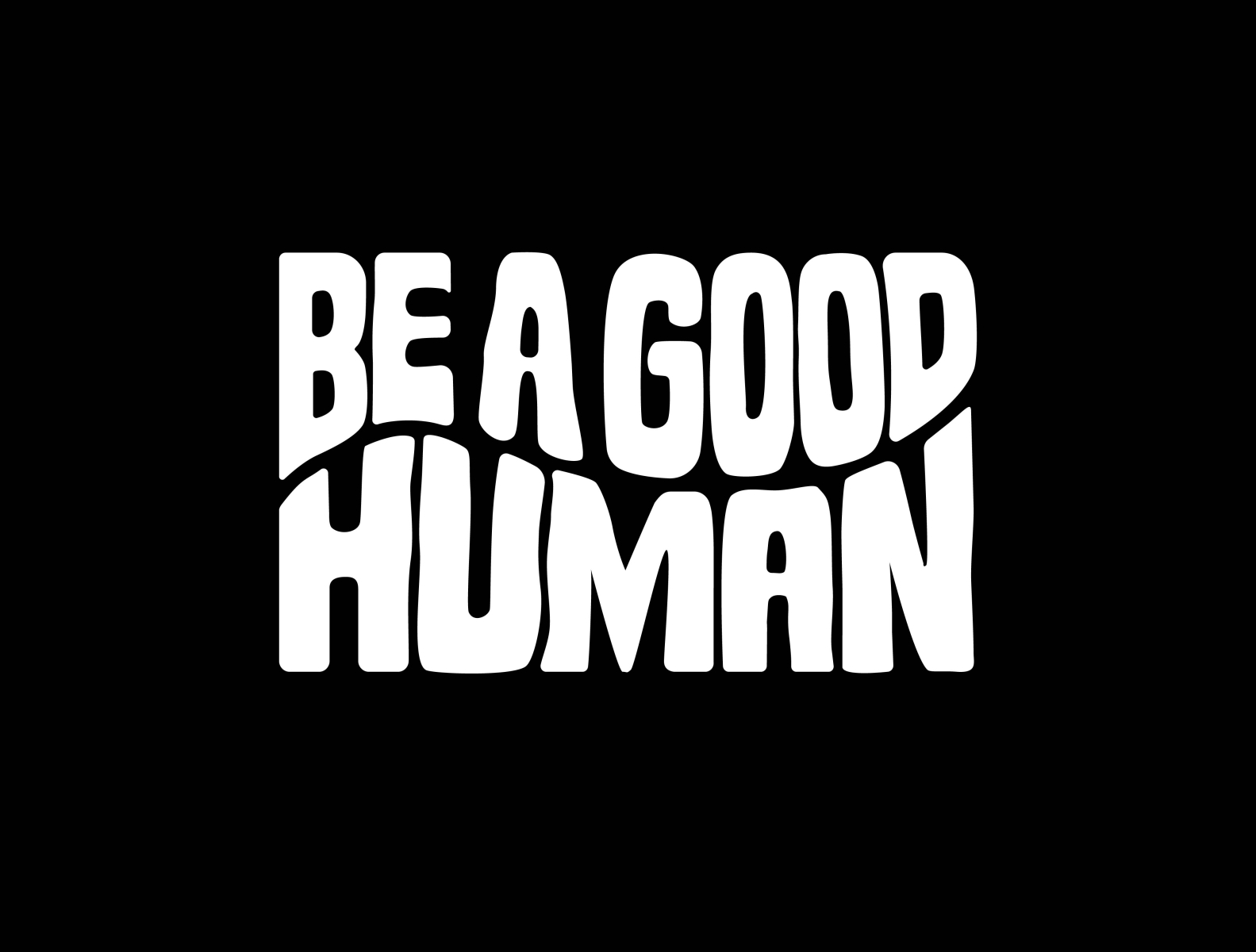 be-a-good-human-logotype-for-cap-t-shirt-and-hoddie-by-chika-okeke