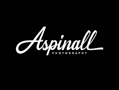 Aspinall Photography - Hand Drawn Photography logo creative graphic design handdrawn handlettering handtypography lettering logo logotype photography signature type typography uniquelogo
