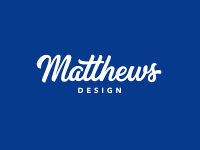 Matthews Design design agency designs graphicdesign hand drawn handlettering handmade logo logos logotype logotypedesign typography typographylogo