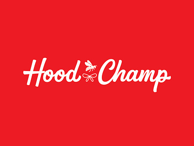 Custom Typography Logo  - Hood Champ