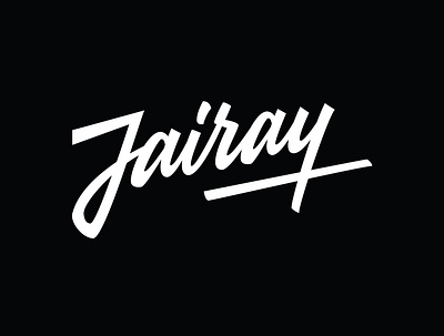 Jairay - Handlettering Logo artwork brand identity branding brush calligraphy creative custom design flat graphicdesign hand drawn hand lettering handlettering lettering logo minimal portfolio script typography vector