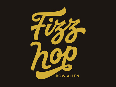 Lettering Logo - Fizz Hop