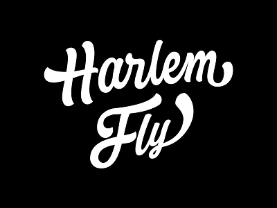 Harlem Fly artwork brand identity branding brush calligraphy creative custom design hand drawn hand lettering handlettering lettering lettering artist logo portfolio tshirt art tshirt design typography vector