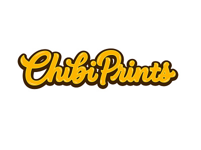 ChibiPrints anime brandlogo brush lettering calligraphy and lettering artist creative cute art hand drawn handlettering lettering lettering artist logo logo design logodesigner logos logotype logotype designer typography typography design typography logo vector