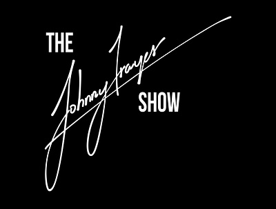 The Johnny Trayes Show brand identity business logo calligraphy creative hand drawn lettering lettering artist lettering logo logo designer logotype logotype designer portfolio script scriptlettering signature font signature logo typography typography logo vector