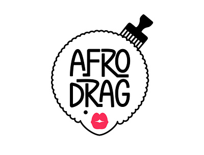Afro Drag afro cabaret creative custom custom lettering custom type customlogo gay gay pride gay rights hand drawn handlettering lettering logodesign logotype portfolio theatre typography typography logo vector