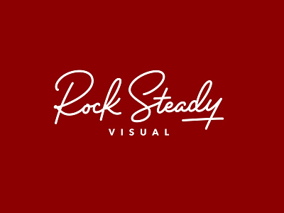 Rock Steady Visual behance brand identity businesslogo creative custom design hand drawn hand lettering handlettering lettering logo logodesigner logotype logotype design photography photography logo portfolio signaturelogo typography unique