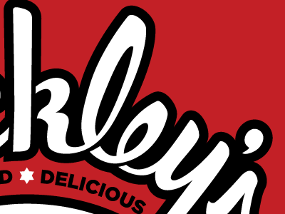 Buckley's Food Trailer Logo hand lettering logo script