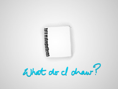 What Do I Draw? Logo Concept logo pad