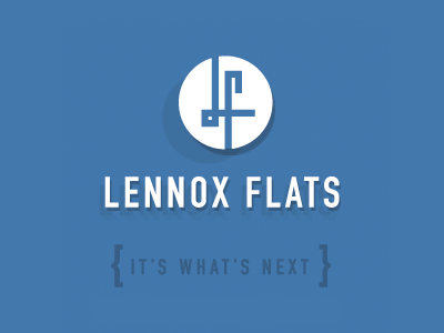 Lennox Flats : Final Logo apartment branding identity logo