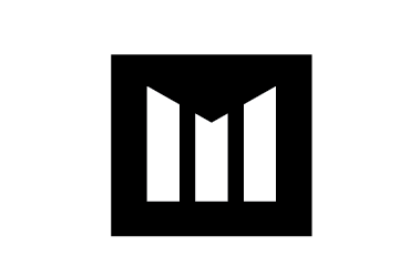 M Logo Concept box column financial icon logo m mark