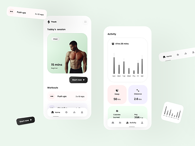 Workout tracker-daily UI