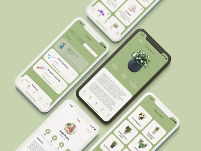 Plant Lover Mobile App Design