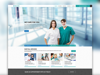 Dental Clinic Landing page