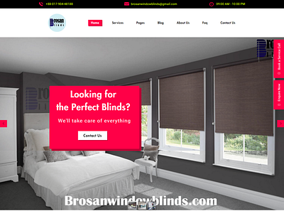 Brosan Window Blinds Website responsive design web design website website design window blinds website wordpress wordpress design