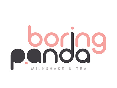 BORING PANDA branding illustration logo