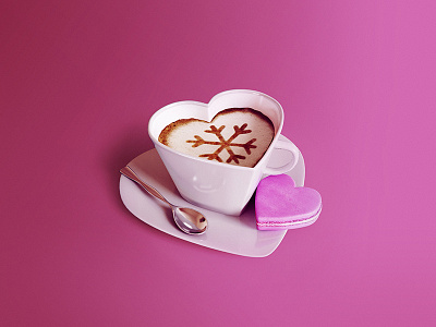 cofffee coffee cup heart vilentinesday