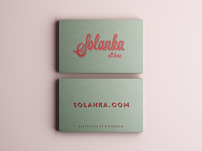 Solanka 3d branding identity logo logotype online rendering shop