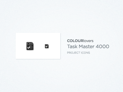 Task Master 4000 Icons