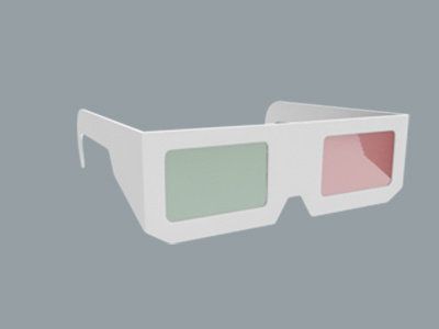 3d Glasses Web Icon WIP 3d icons web