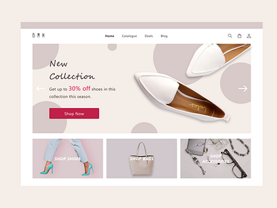 e-commerce shoe store