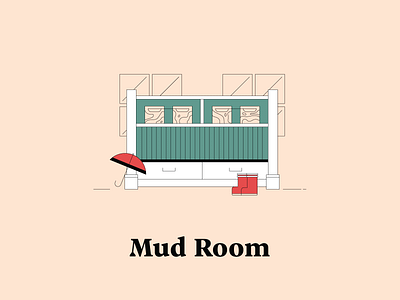 M is for Mud Room boots dwellingsfromatoz illustrationchallenge mudroom rain