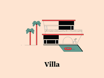 V is for Villa dwellingsfromatoz illustrationchallenge mexico villa
