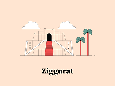 Z is for Ziggurat dwellingsfromatoz illustrationchallenge ziggurat