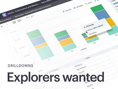 Explorers Wanted! analysis analytics codefree data draganddrop exploration