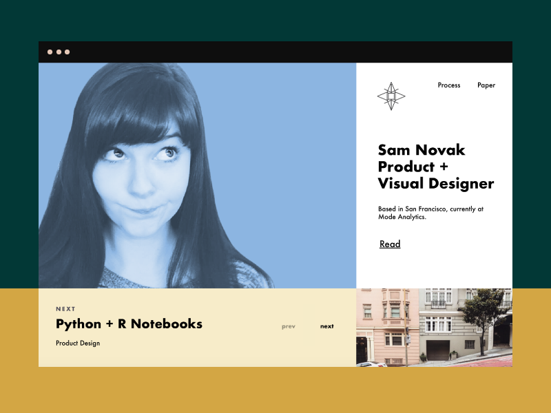 Portfolio Prep blog layout website portfolio