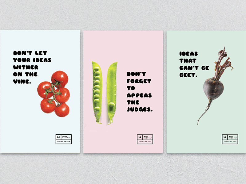 Hacks can't grow themselves! data garden growthhack hackathon hackday mode plant posters print vegetables