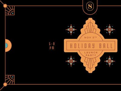 Spinsters Holiday Ball invite