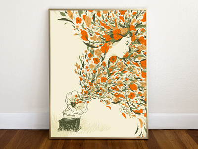 Grace Caston - Home Screen Printed Poster