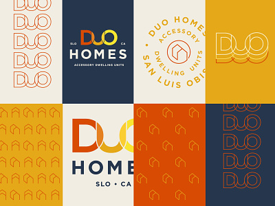 Duo Homes Logo accessory dwelling units accessory dwelling units adu architechture architect branding california duo duo homes logo san luis obispo