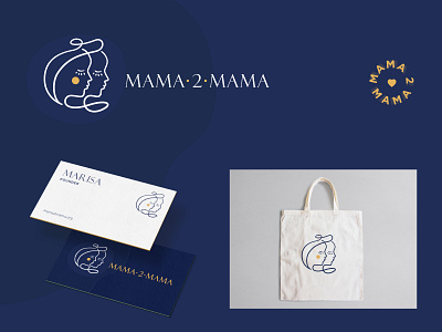 Mama2mama Logo and Visual System branding logo mama mothers nonprofit support women empowerment