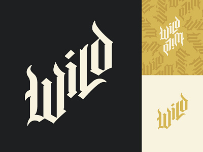 Wild blackletter custom lettering lettering wild wilderness