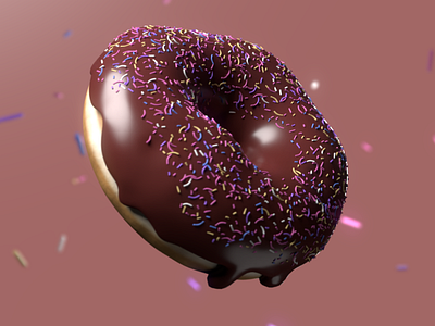 Donut/Doughnut in 3D Blender