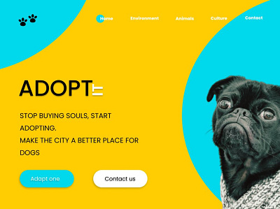 Dog dog figma web design website