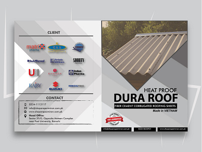 Dura Roof prospectus design branding design flat icon illustration minimal typography ui ux website