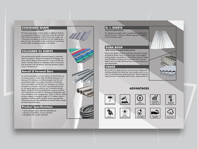 Dura Roof prospectus design 3rd. branding design flat icon illustration typography ui ux web website