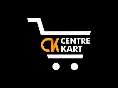 center cart Logo amazing logo best logo branding design ecommerce logo minimal online store shopping cart store logo website