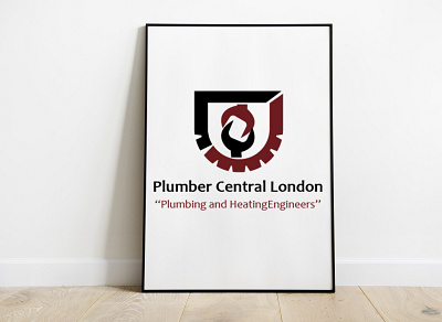 Plumber Central London Logo. amazing logo best logo branding design flat logo minimal typography ux website