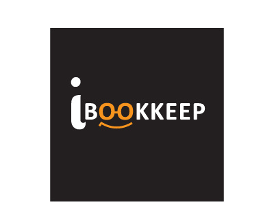 iBookKeep Accounting firm logo. amazing logo best logo branding design flat illustration illustrator logo minimal typography